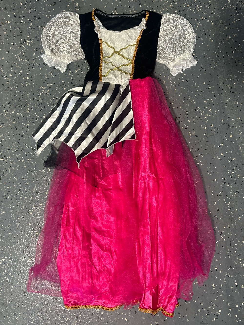 Girls Pirate Costume Dress sz 8-10